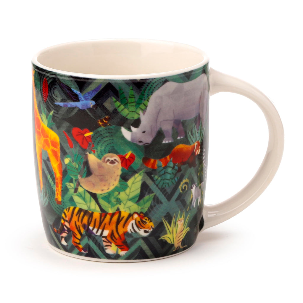 Puckator Animal Kingdom Porcelain Mug Puckator