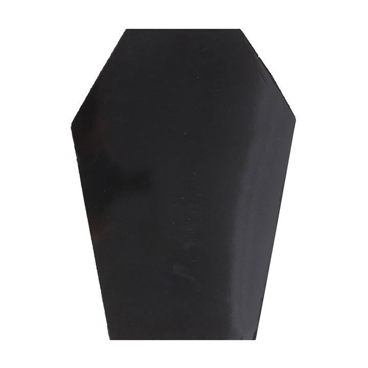 Coffin-Shaped Softcover Notebook – Black & Pink