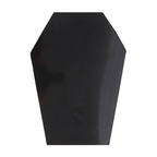 Coffin-Shaped Softcover Notebook – Black & Pink