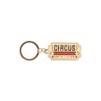 Admit One to the Abyss Circus Ticket Keyring