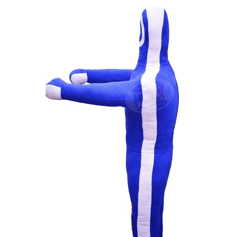 5ft Wrestling Dummy Grappling Dummies - inches Jujitsu BJJ Dummy MMA Dummies Judo Karate Fighting Dummy Un-Filled Blue