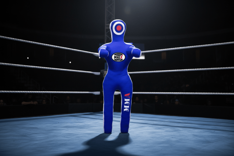 5ft Wrestling Dummy Grappling Dummies - inches Jujitsu BJJ Dummy MMA Dummies Judo Karate Fighting Dummy Un-Filled Blue