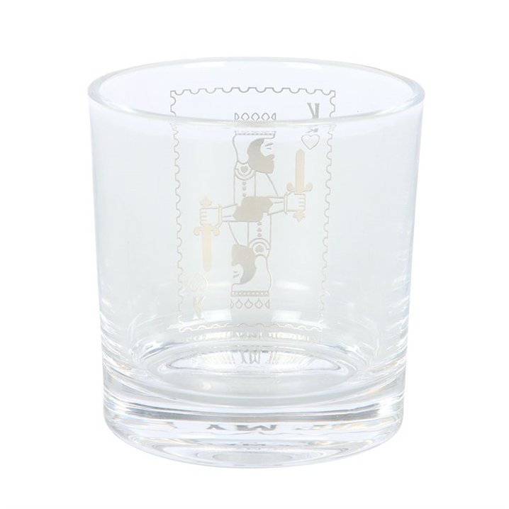 King of My Heart Drinking Glass
