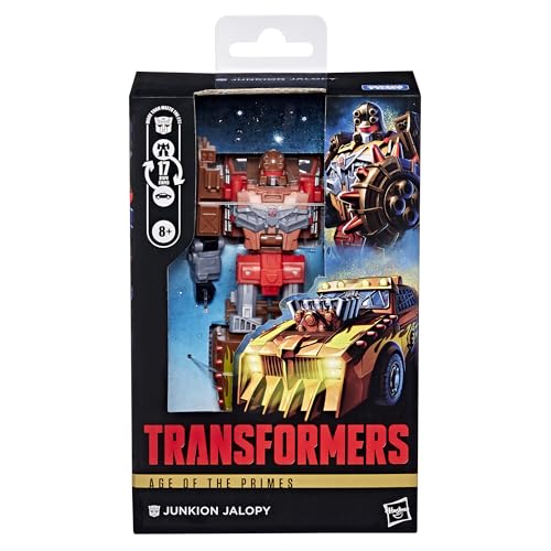 Transformers Age of the Primes Deluxe Junkion Jalopy Action Figure – 14cm