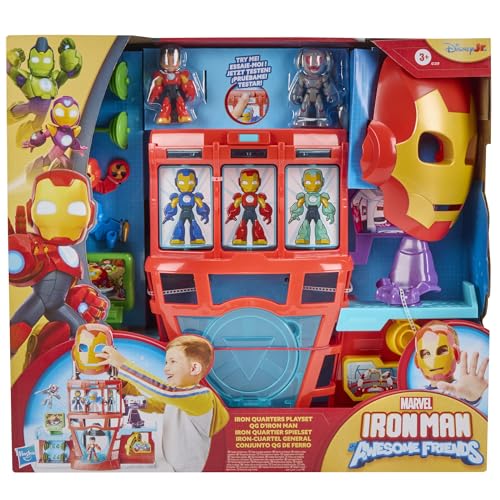 Marvel Iron Man and His Awesome Friends Iron Quarters Electronic Playset