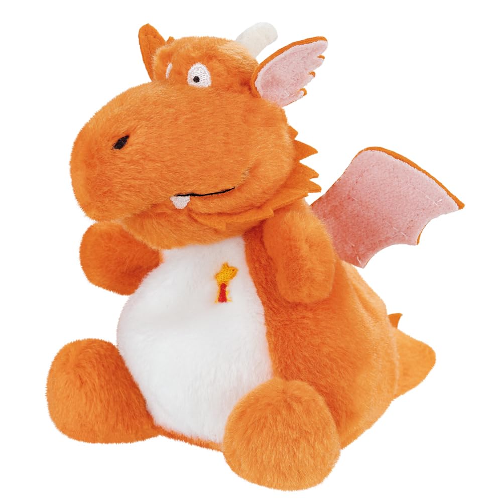 Zog Palm Pals Orange Dragon Soft Toy – 13cm