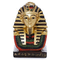 Tutankhamun Bust Ornament – Gold Egyptian Resin Sculpture