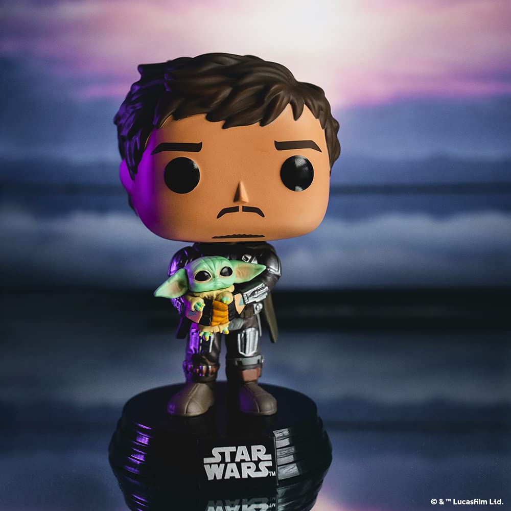 Funko Pop! Movies Star Wars- Mandalorian Holding Child #461