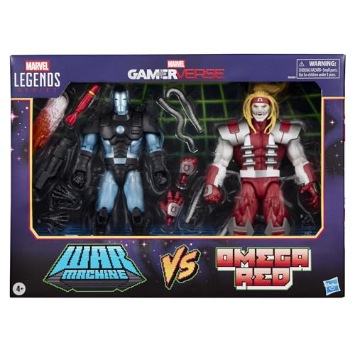 Hasbro Marvel Legends Series Gamerverse Marvel's War Machine vs Marvel's Omega Red Action Figure Collectibles