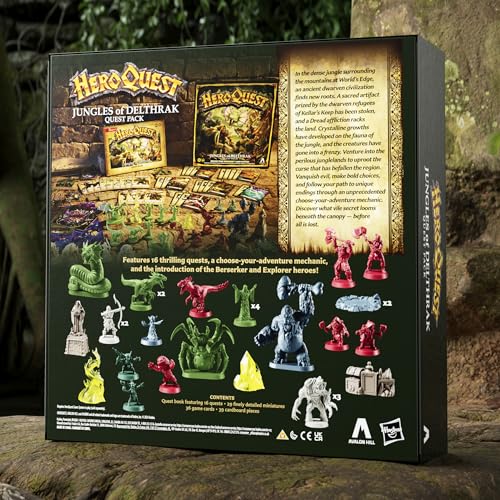 Avalon Hill HeroQuest Jungles of Delthrak Quest Pack (Requires HeroQuest Game System to Play)