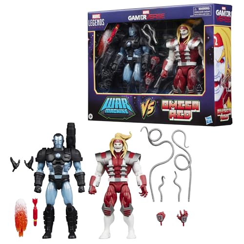 Hasbro Marvel Legends Series Gamerverse Marvel's War Machine vs Marvel's Omega Red Action Figure Collectibles