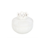 White Lotus Flower Trinket Box