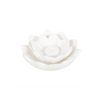 White Lotus Flower Incense Stick Holder