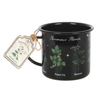 Poisonous Plants Black Enamel-Style Mug – 500ml