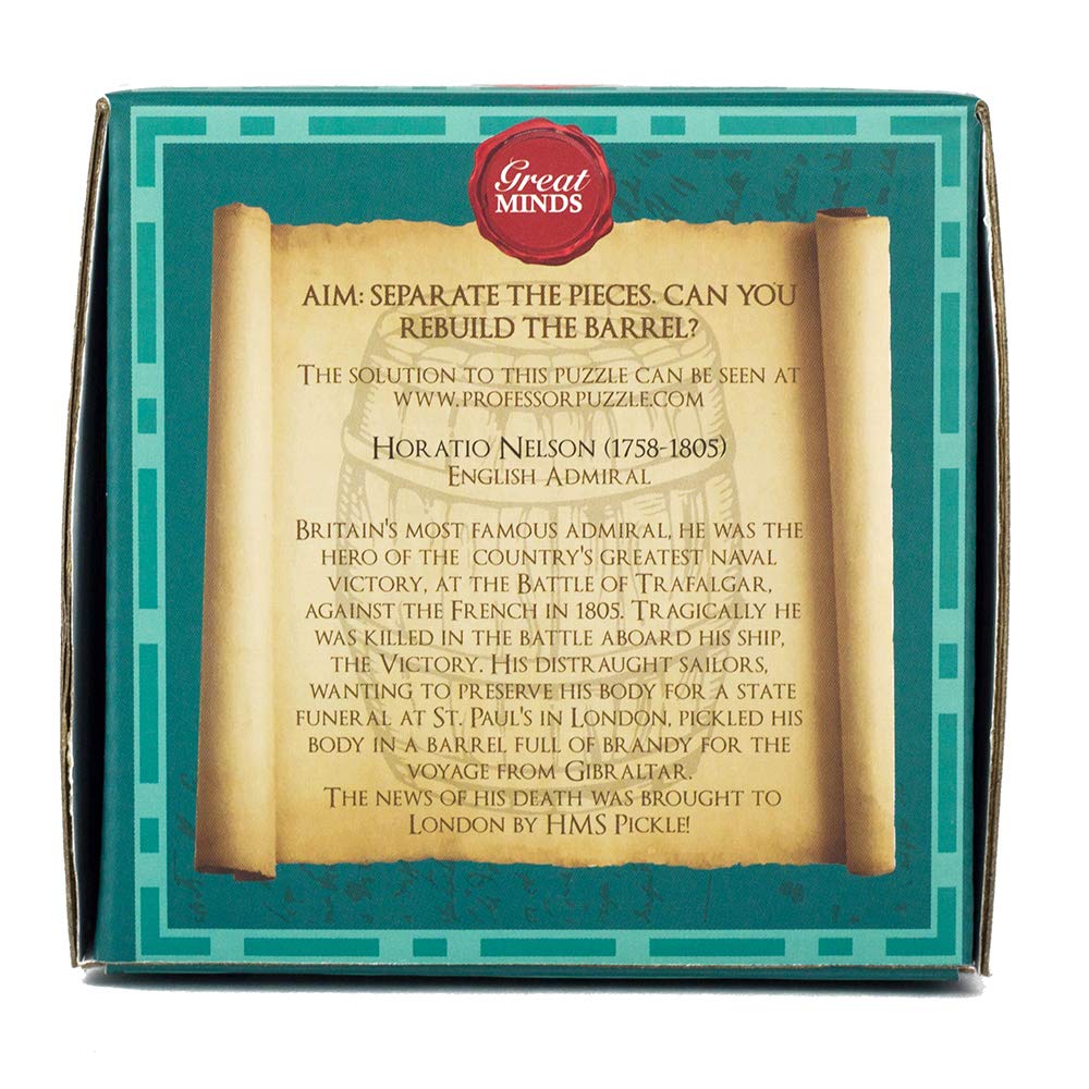 Professor Puzzle Nelson's Barrel Brain Teaser Puzzle Professor PUZZLE