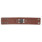 Viking Compass Leather Cuff Bracelet