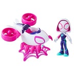 Preschool Marvel Ghost-Spider Copter Set, 4-Inch Scale Action Figure with Vehicle & Accessory SPIDEY AND HIS AMAZING FRIENDS