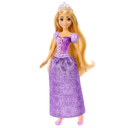 Mattel Disney Princess Toys, Tiana + Rapunzel + Ariel, Pack of 3 Fashion Dolls with Sparkling Clothing and Accessories