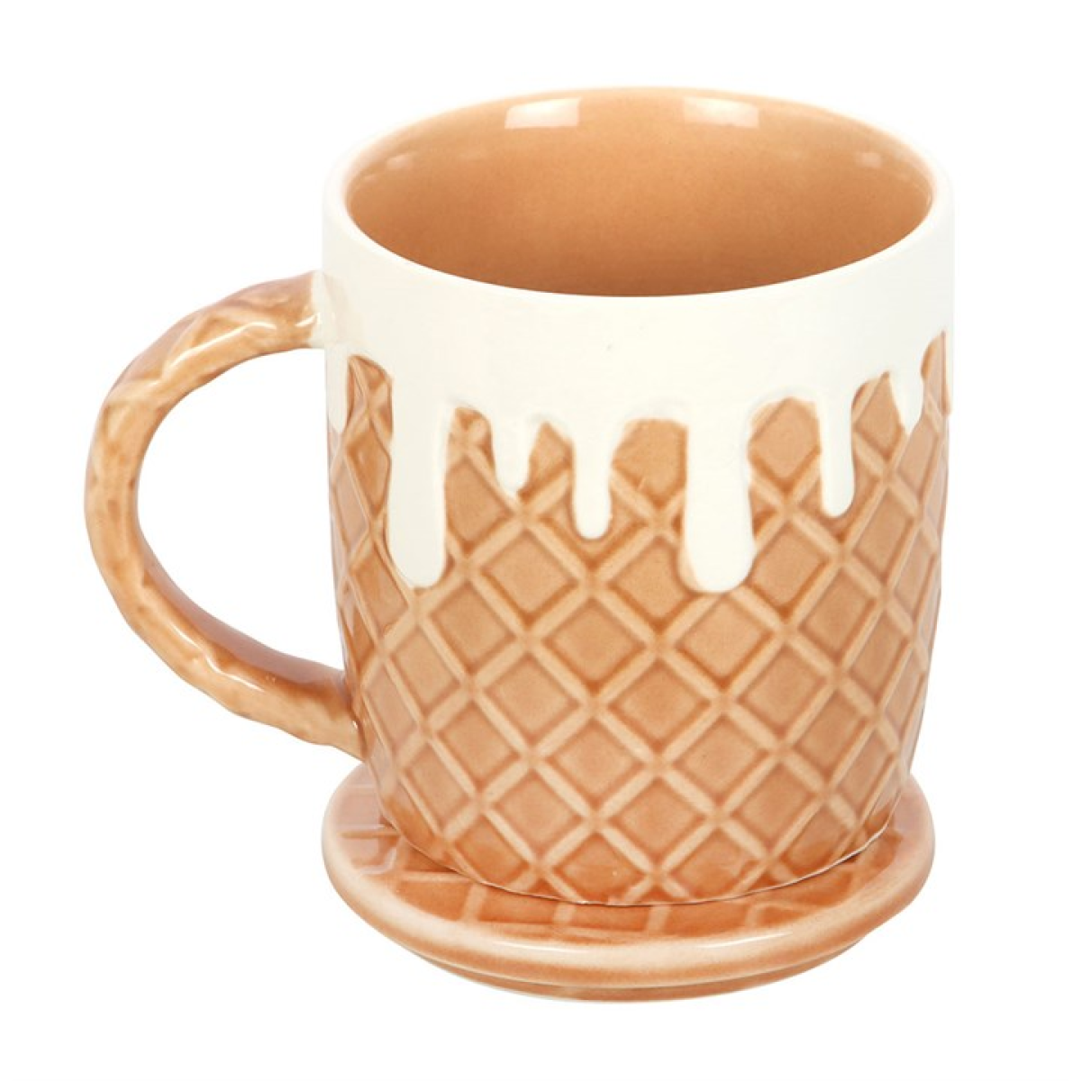 Waffle Mug and Coaster Set Something Different