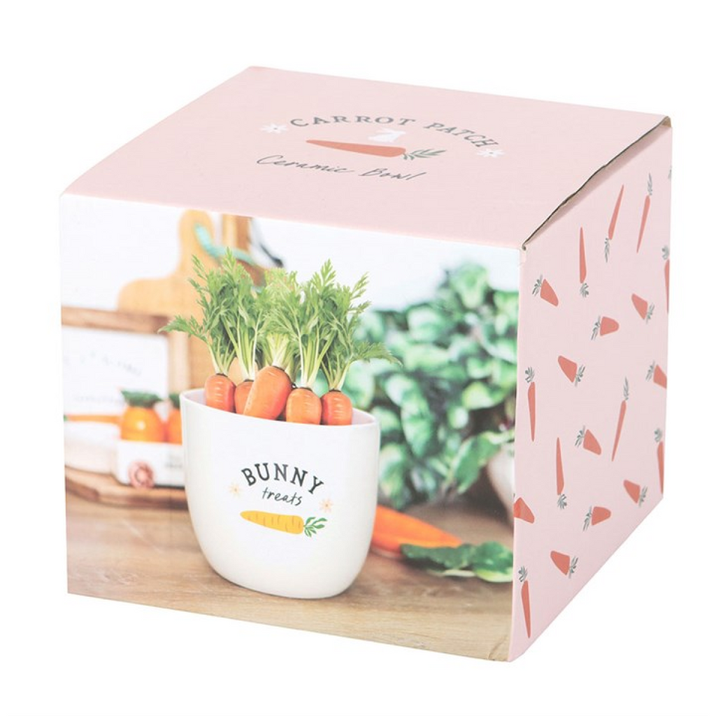 Bunny Treats Ceramic Pot Something Different
