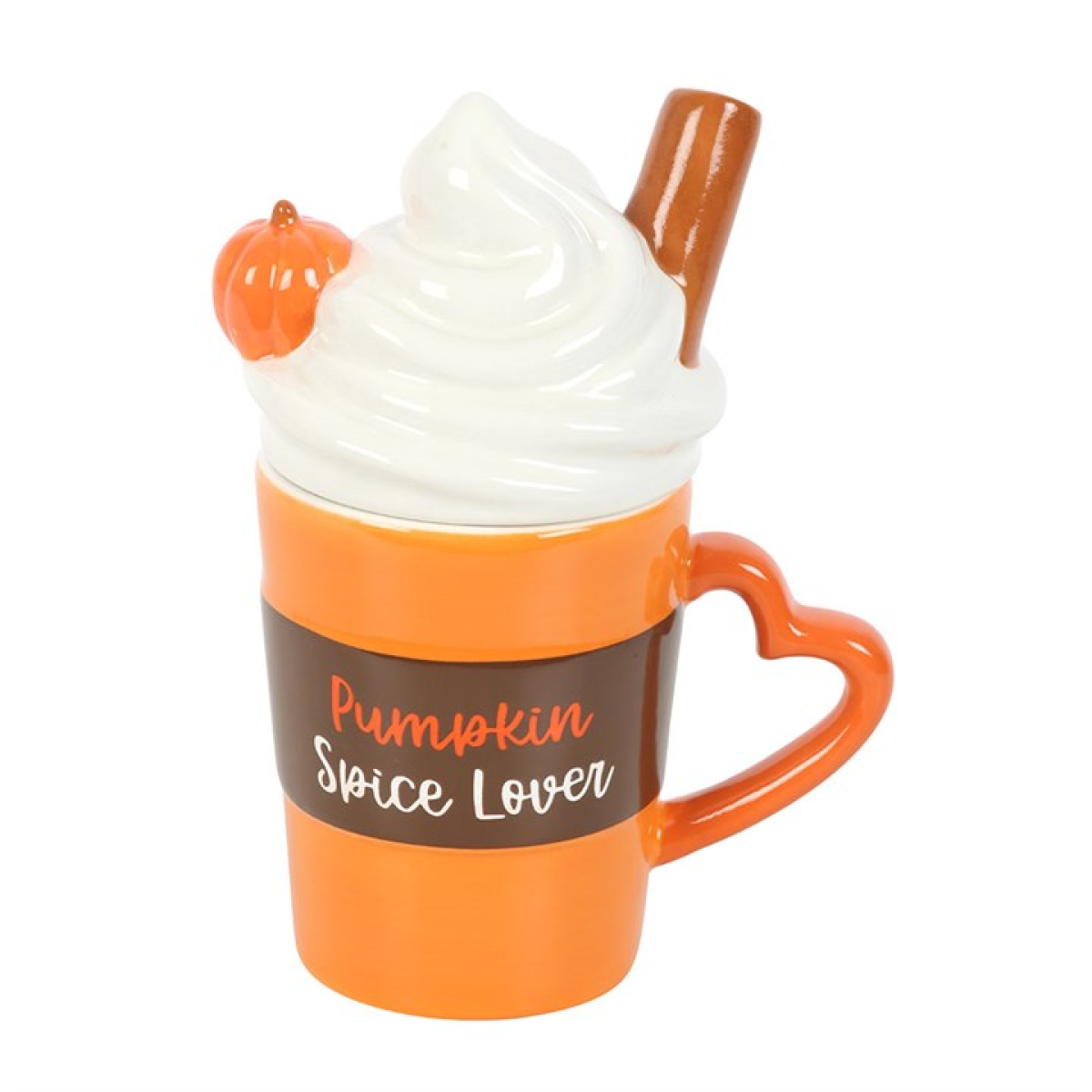 Pumpkin Spice Latte Shaped Lidded Mug Something Different