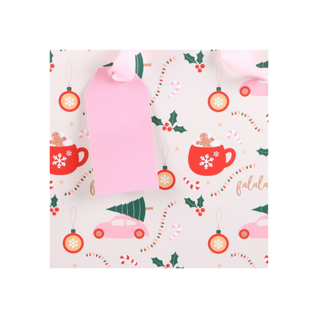 Sugarplum Fun Christmas Print Gift Bag