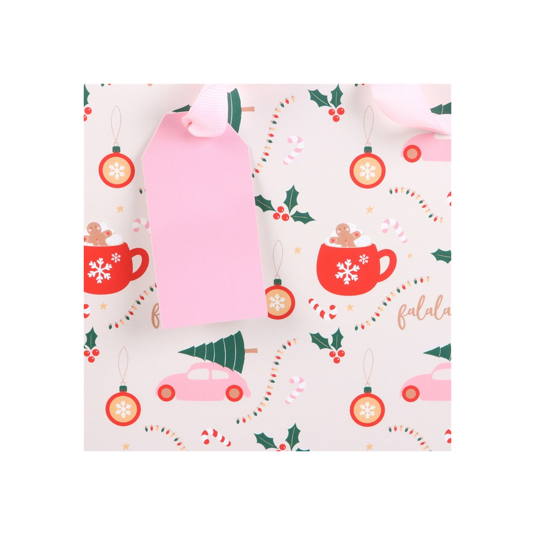 Sugarplum Fun Christmas Print Gift Bag