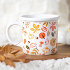 Autumn Leaves and Pumpkins Mug – 480ml