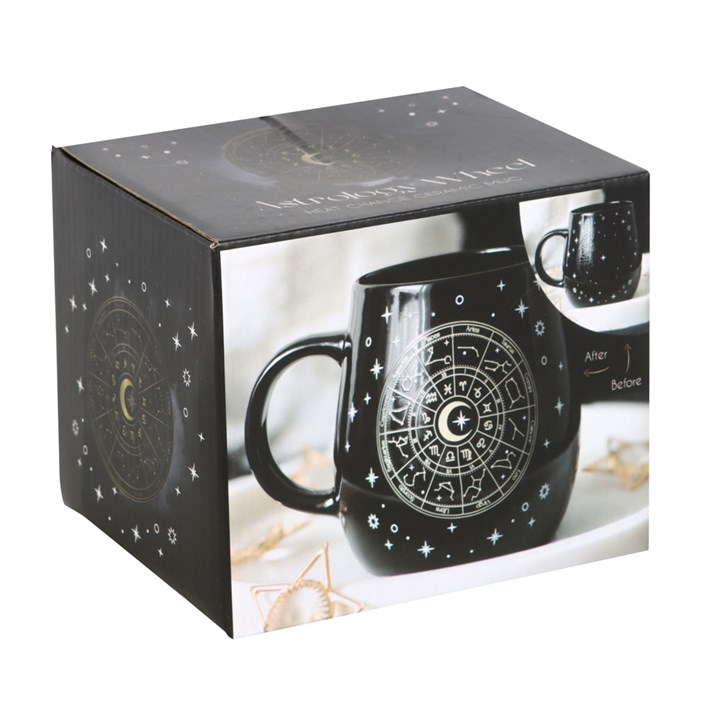 Astrology Wheel Heat-Changing Ceramic Mug – 500ml