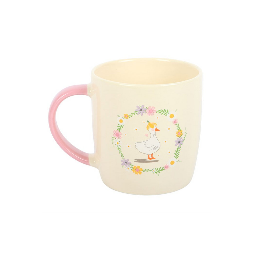Floral Duck Mug