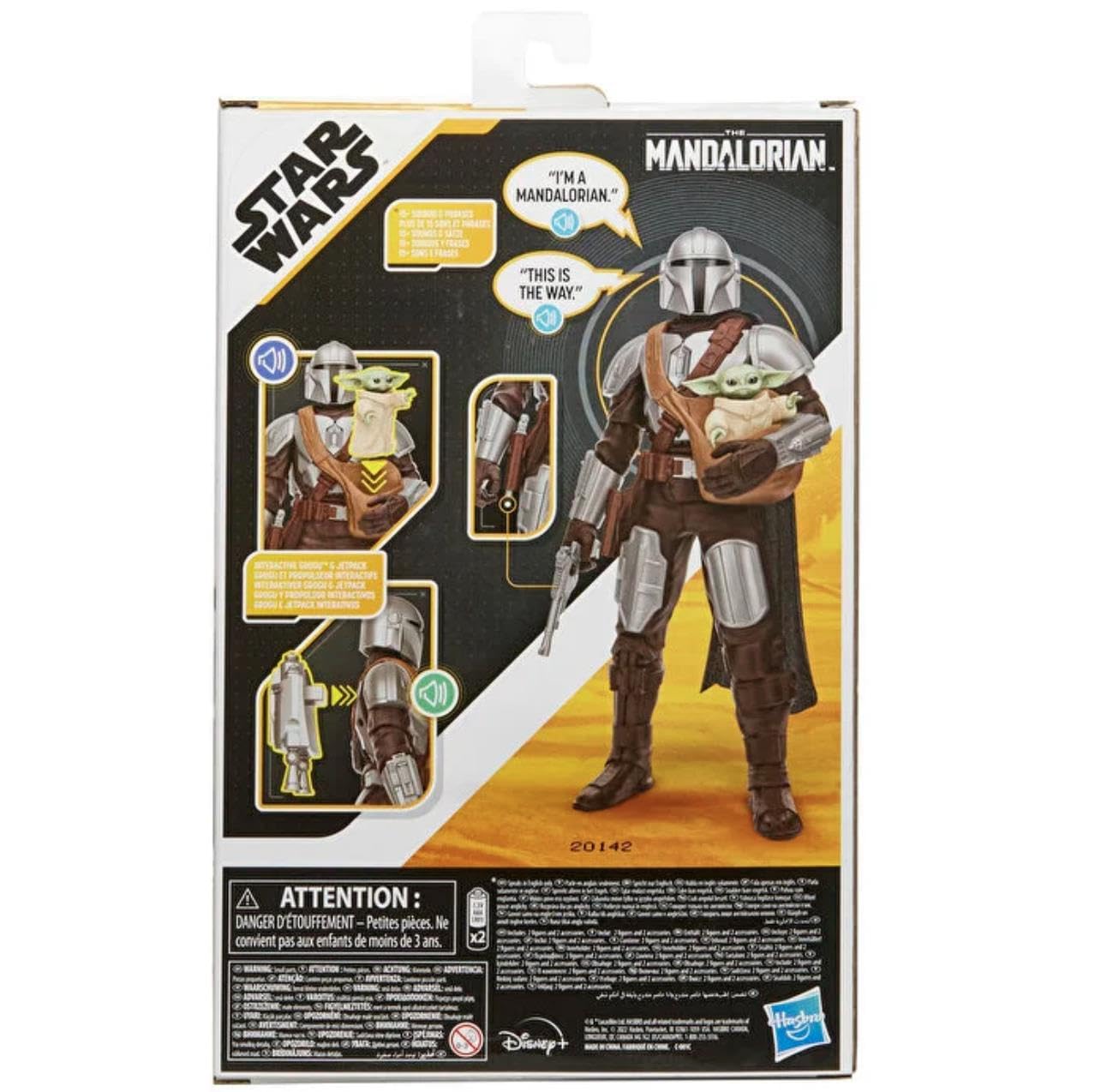 Hasbro Star Wars The Mandalorian & Grogu Action Figure Star Wars