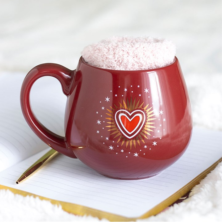 Sacred Heart Mug and Socks Set