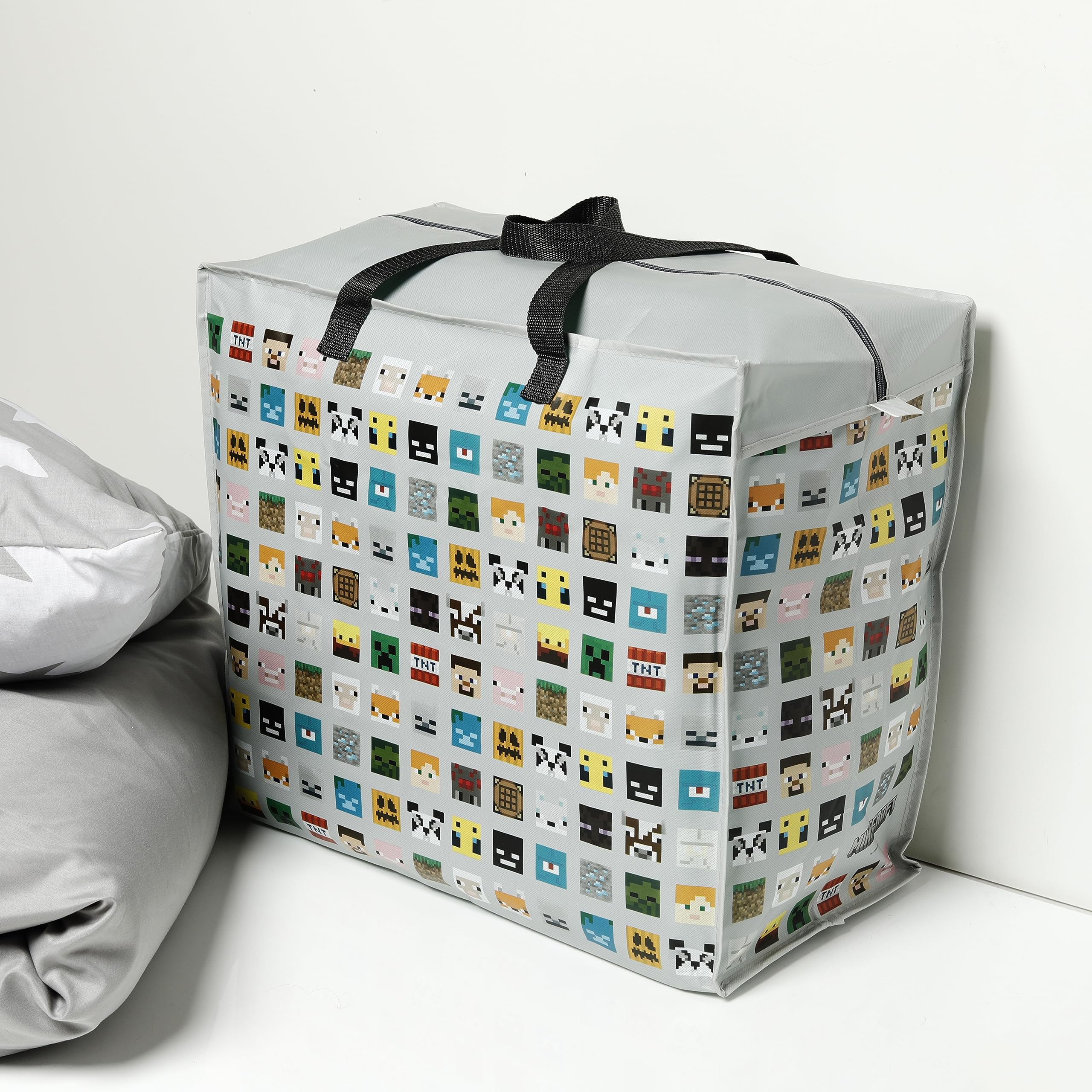 Laundry Bag and Storage Bag - Faces - Minecraft Puckator