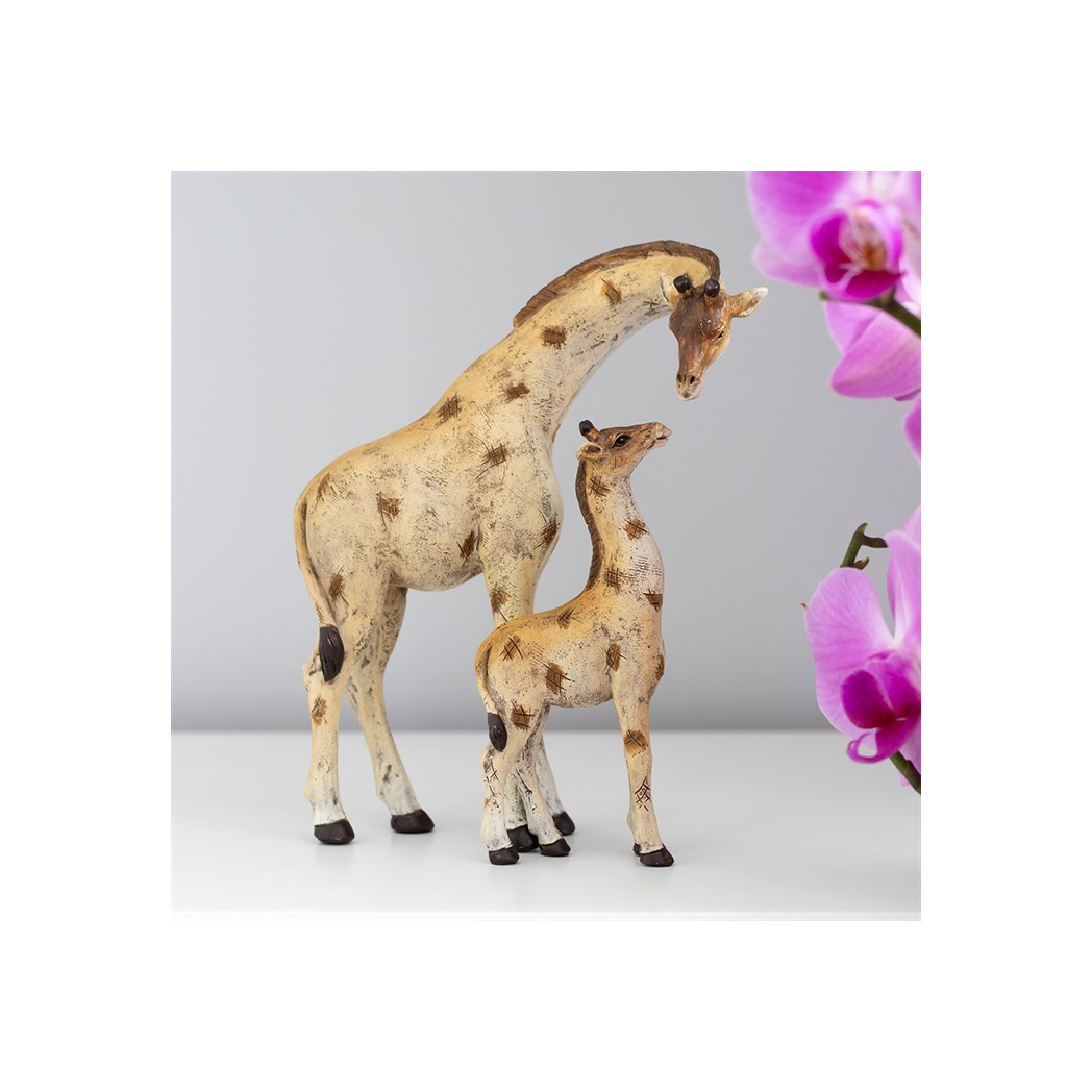 Stand Tall Giraffe Mother and Baby Ornament