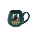 Green Fawn Rounded Mug