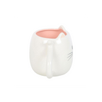 White Cat Shaped Mug