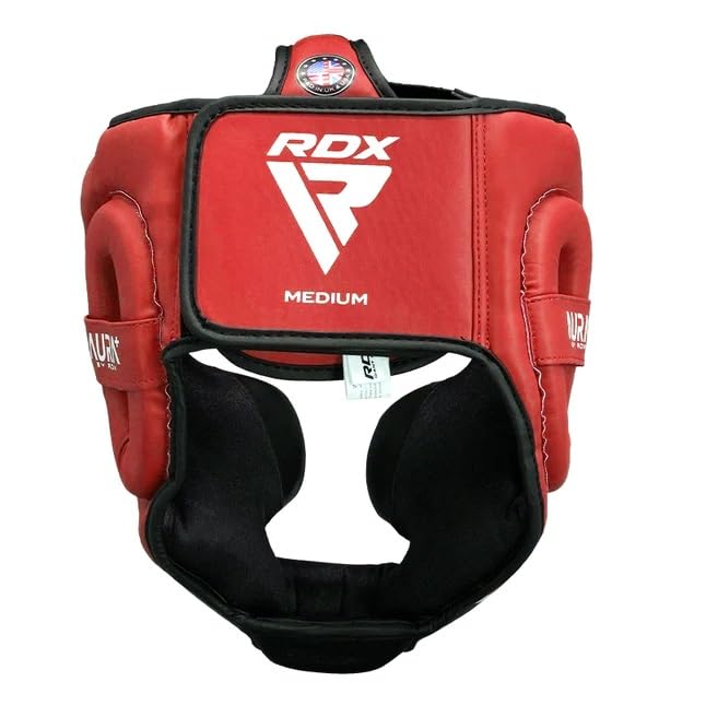 RDX Head Guard Aura Plus T-17 Red/Black-M RDX