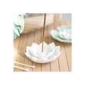 White Lotus Flower Incense Stick Holder