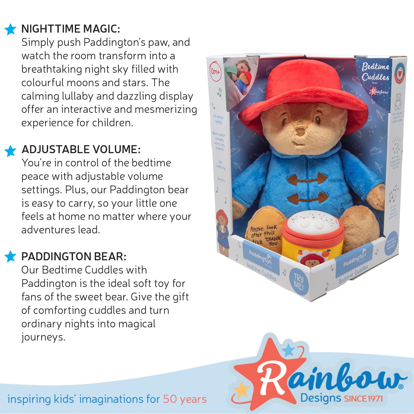 Rainbow Designs Paddington Bedtime Cuddles Rainbow Designs