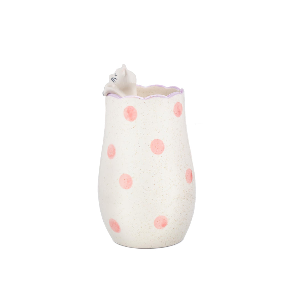 Sass & Belle Peeking Cat Vase