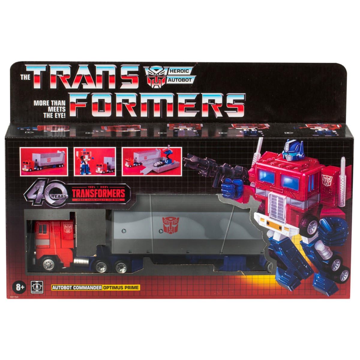 Hasbro Transformers Toys Retro G1 Optimus Prime Toy, 6.2 Inch Action Figure for Boys and Girls Aged 8+