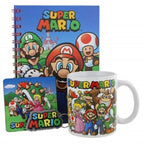 Super Mario Bumper Gift Set – Mug, Notebook, Coaster & Keyring