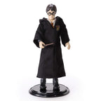 The Noble Collection Harry Potter Bendyfigs Harry Potter - 7.5in (19cm) Noble Toys HP Bendable Figure Posable Collectible Doll Figures With Stand