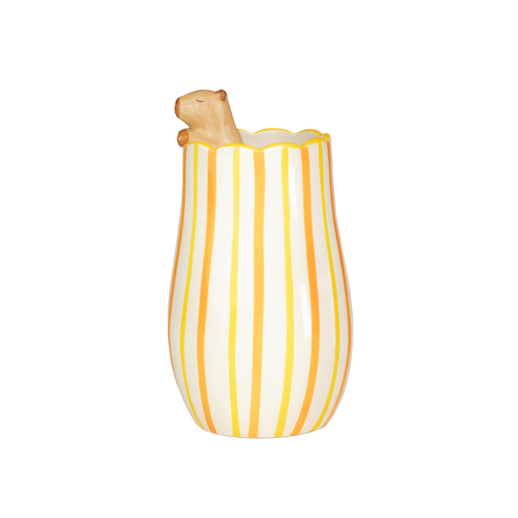 Sass & Belle Peeking Capybara Vase