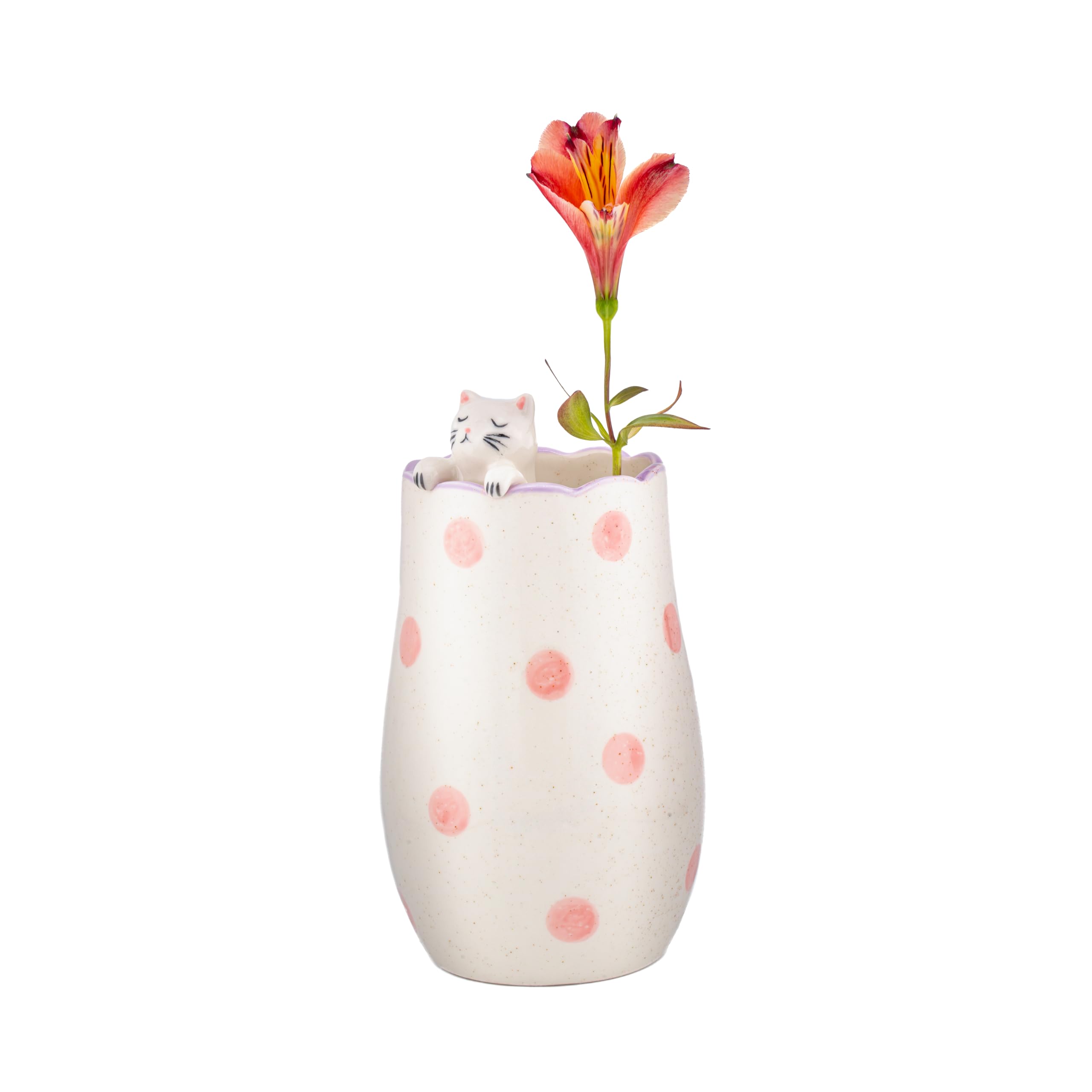 Sass & Belle Peeking Cat Vase