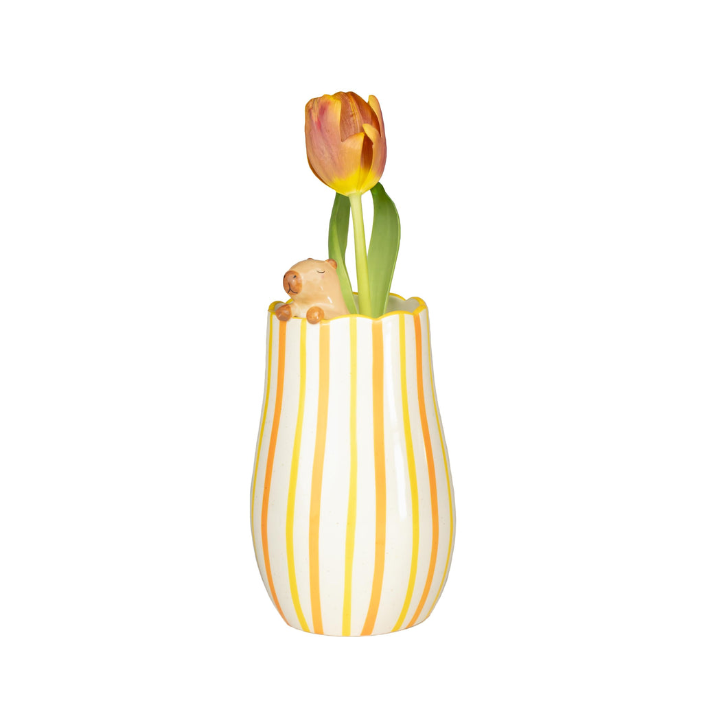 Sass & Belle Peeking Capybara Vase