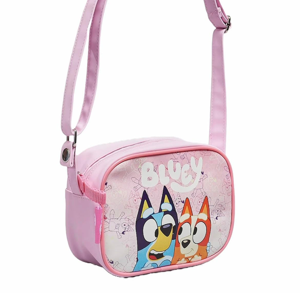 Bluey & Bingo Pink Crossbody Satchel Bag