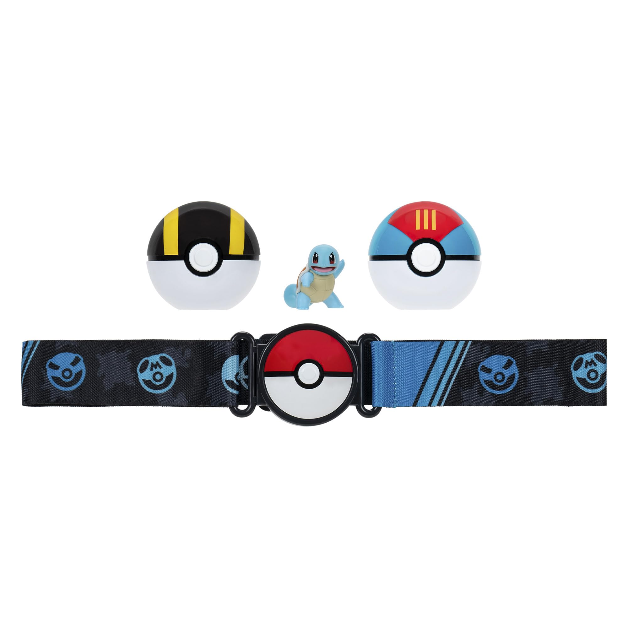 Jazwares Pokémon Clip 'N' Go Belt Set - Belt, Squirtle Figure and Accessories