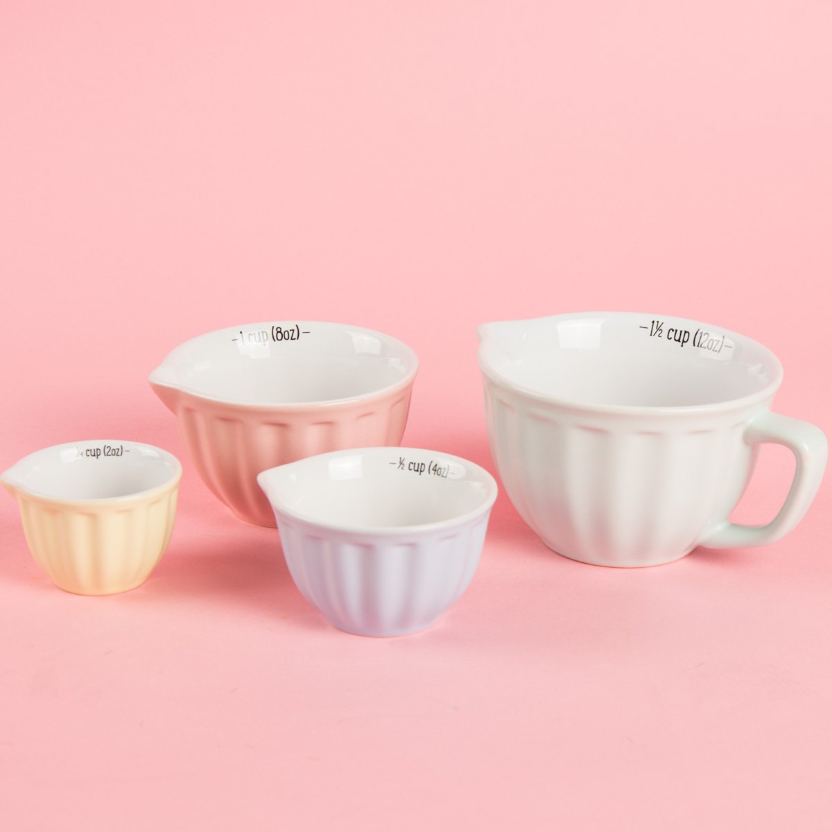 Sass & Belle Retro Pastel Measuring Cups - Set of 4