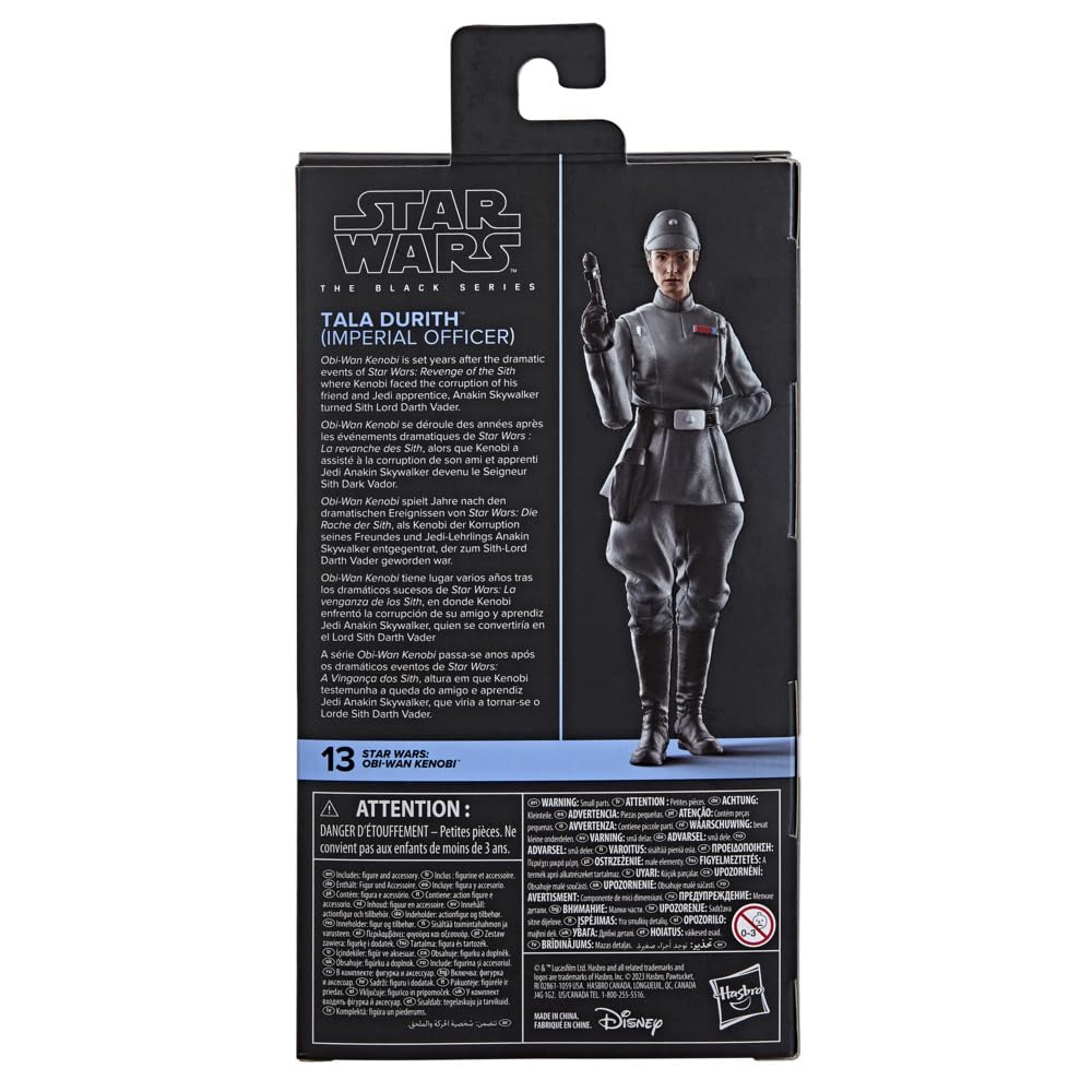 Star Wars Hasbro The Black Series Tala (Imperial Officer), Obi-Wan Kenobi 6-Inch Action Figures